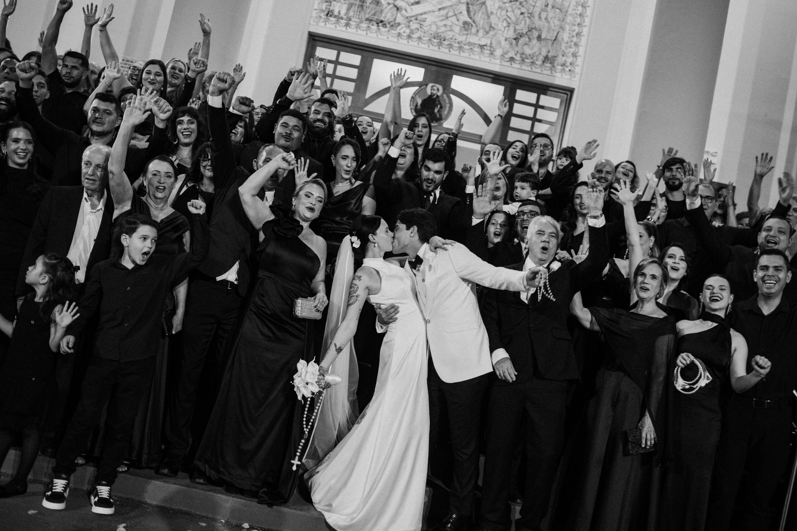 Casamento — saída dos noivos